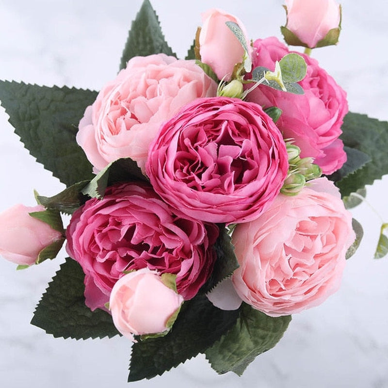 'Tina's' Bouquet-Plants-Pink Red-Flower, Plants-Artes Designs
