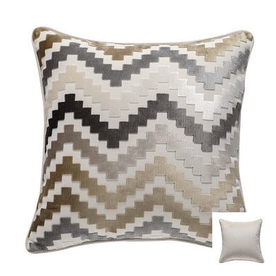 'Zairus' Pillow Cover-Pillows-Coffee Grey-45x45cm-Pillow-Artes Designs