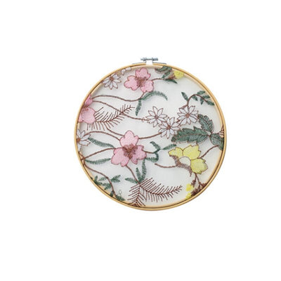 'Lusty' Bamboo Embroidery-Embroidery-30cm/11.8''-1pc-Wall Decoration-Artes Designs