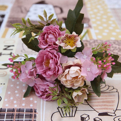 'Dona' Bouquet-Plants-Purple-Flower, Plants-Artes Designs