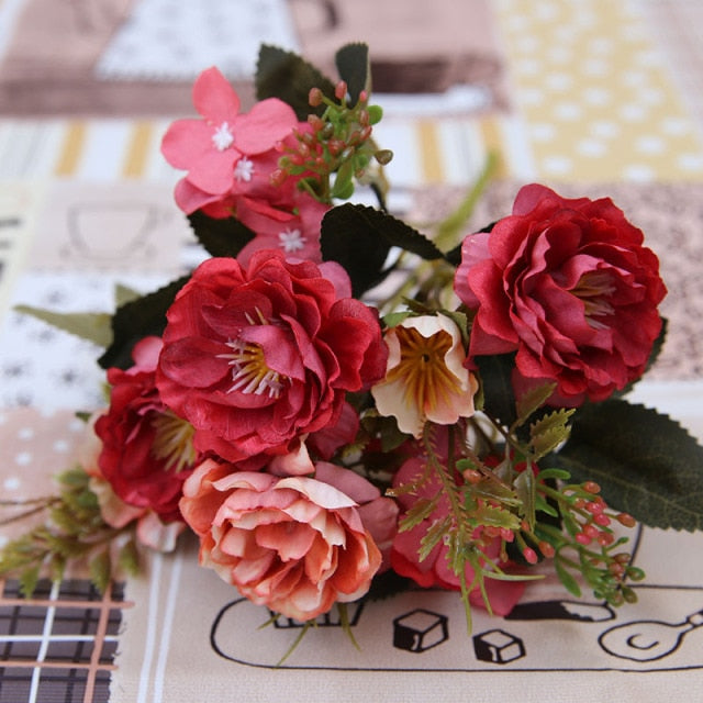 'Dona' Bouquet-Plants-Red-Flower, Plants-Artes Designs