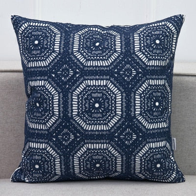 'Nahia' Pillow Cover-Pillows-D-45x45cm-Pillow-Artes Designs