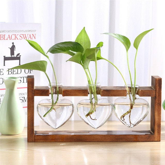 Hydropo Terrarium Vase-Plants Pots-Dark Heart-Large-Plants Pots, Vases-Artes Designs