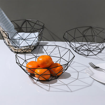 'Paristi' Kitchen Basket-Baskets-White-Basket, Bowls, Kitchen, Table Tray-Artes Designs
