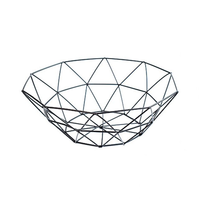 'Paristi' Kitchen Basket-Baskets-Black-Basket, Bowls, Kitchen, Table Tray-Artes Designs