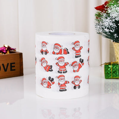 ‘Banjo’ Xmas Toilet Papers-Christmas-Santa Claus-1PCS-Christmas, Dinnerware-Artes Designs
