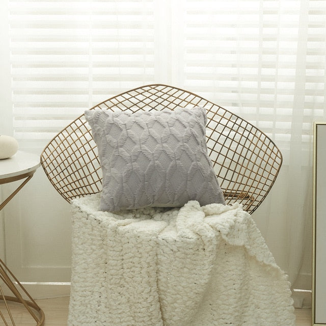 Trond Cushion Cover-Pillows-Grey-40x40-Pillow-Artes Designs