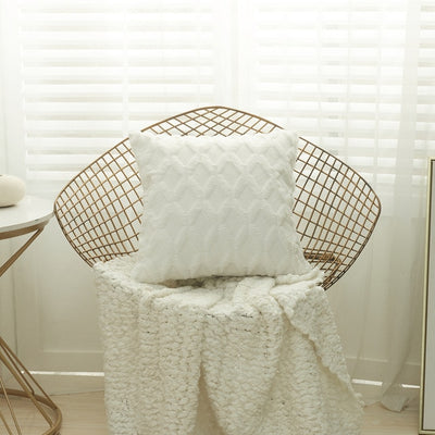 Trond Cushion Cover-Pillows-White-45x45-Pillow-Artes Designs