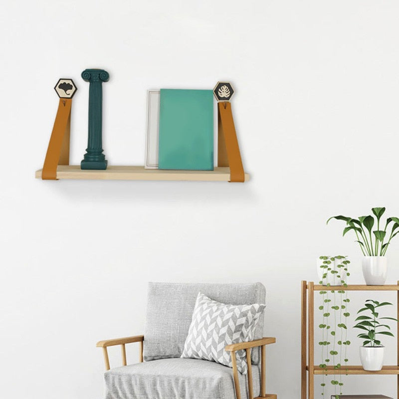 'Pelan' Wood Decorative Shelf-Shelfs-Wood Shelf-45x14x0.9cm-Shelfs, Wall Decoration-Artes Designs