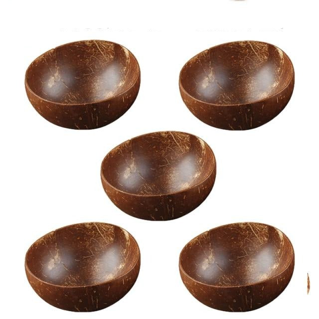 'Coco' Shell Bowl-Bowls-5 Bowls-Bowls, Coconut Bowl, Kitchen, Kitchen accessories, Spoon Set Bowl, Tableware, Wood tableware-Artes Designs