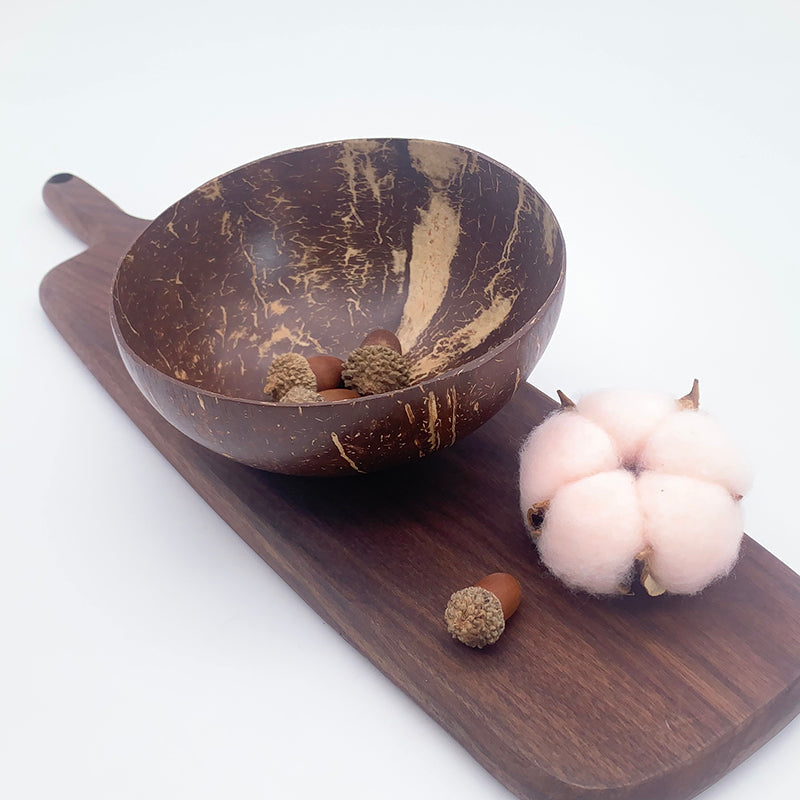 'Coco' Shell Bowl-Bowls-Bowl-Bowls, Coconut Bowl, Kitchen, Kitchen accessories, Spoon Set Bowl, Tableware, Wood tableware-Artes Designs