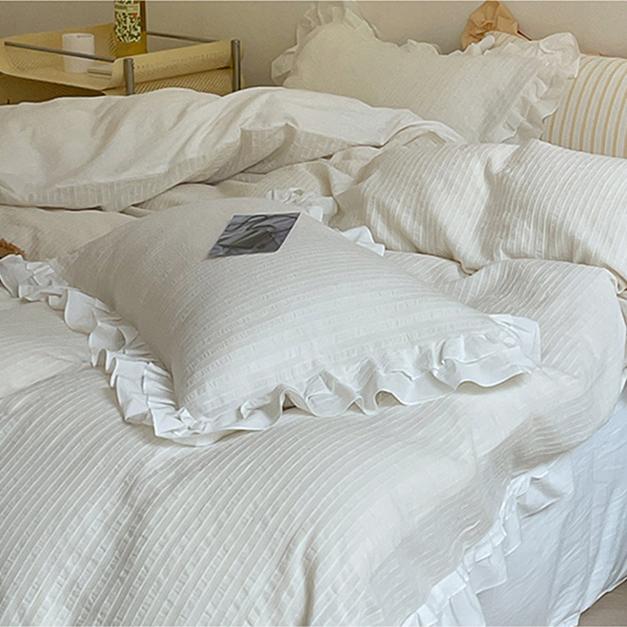 'Winnie' Double-Layer Bed Sheet Quilt Cover Bedding